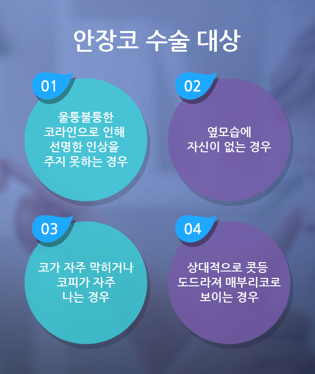 안장코 수술대상